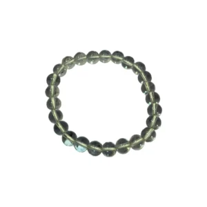 Natural Clear Quartz (Sphatik) Crystal Bracelet 8mm